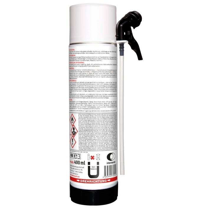 400ml Butler machts 2K Zargenschaum B2 grün Schnellschaum