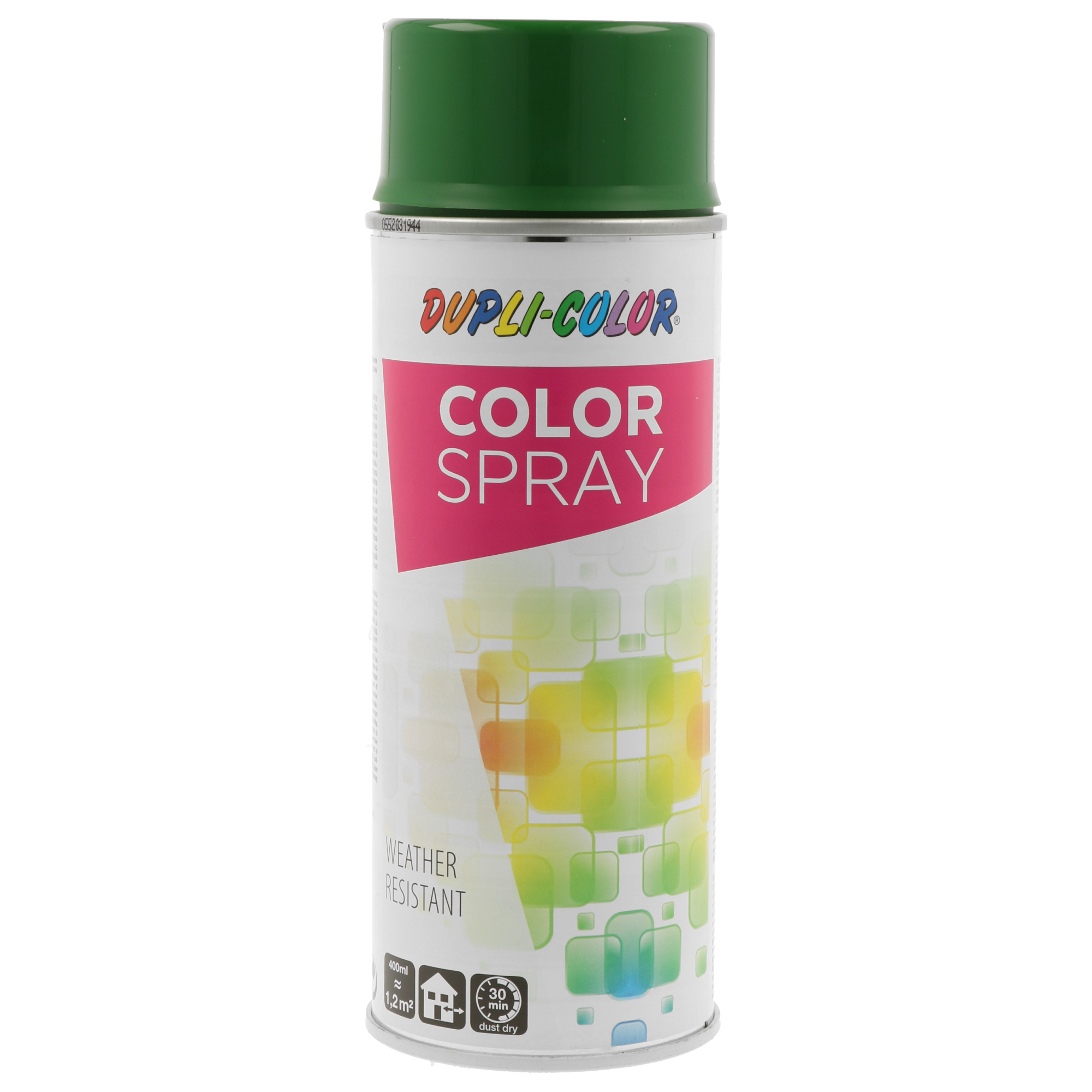 400ml DUPLI-COLOR Sprühlack Color Spray Laubgrün RAL 5010 glänzend,