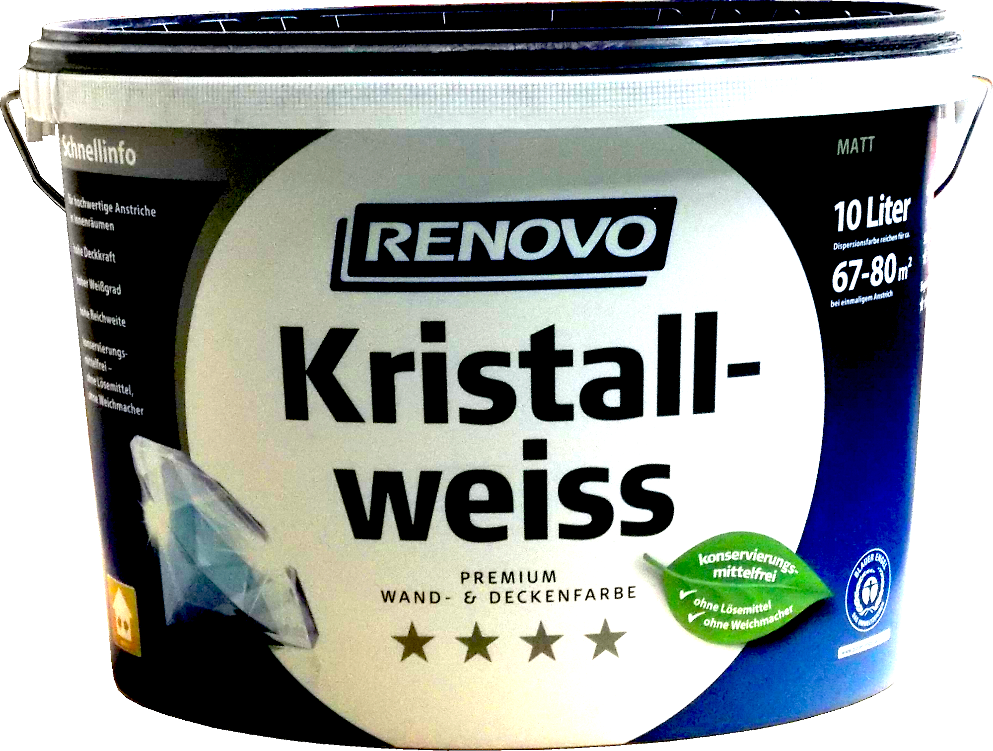 10L Renovo Kristallweiß matt