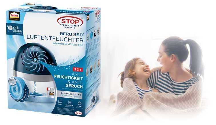 GERÄT Pattex Luftentfeuchter AERO 360° m.450g Tap