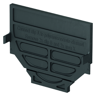 Kombistirnwand A/E schwarz fuer Hexaline 2.0 und Euroline