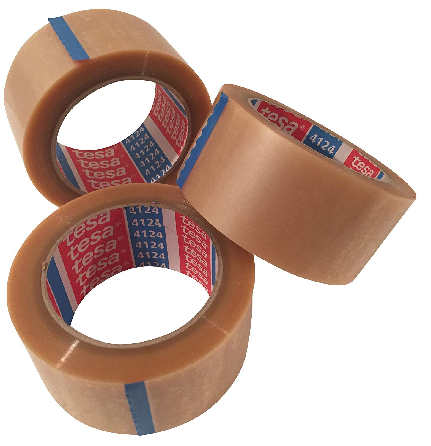 3x tesa Packband PVC 66mx50mm transp. Industriequalität