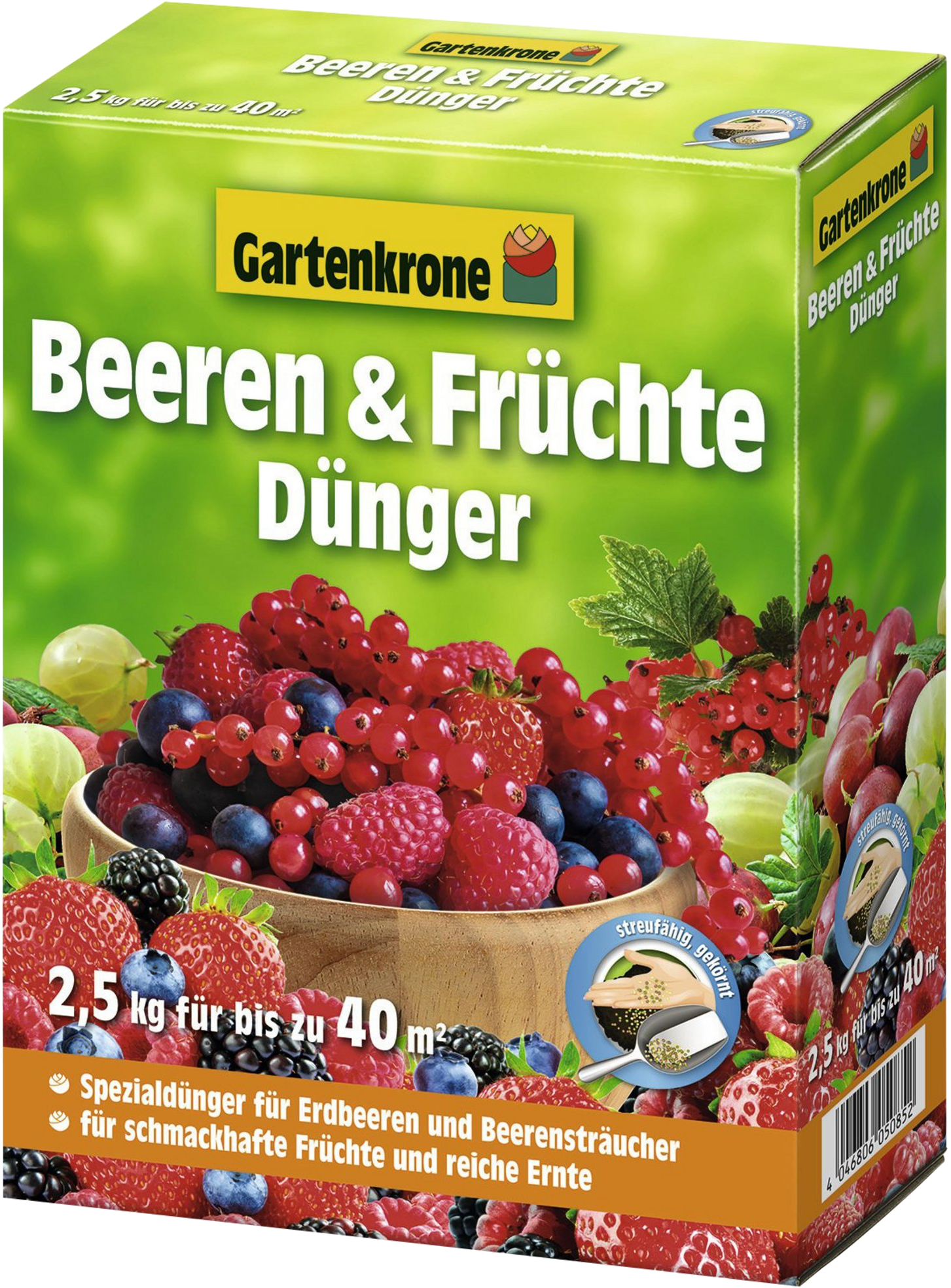 2,5kg Gartenkrone Beeren & Früchte Dünger