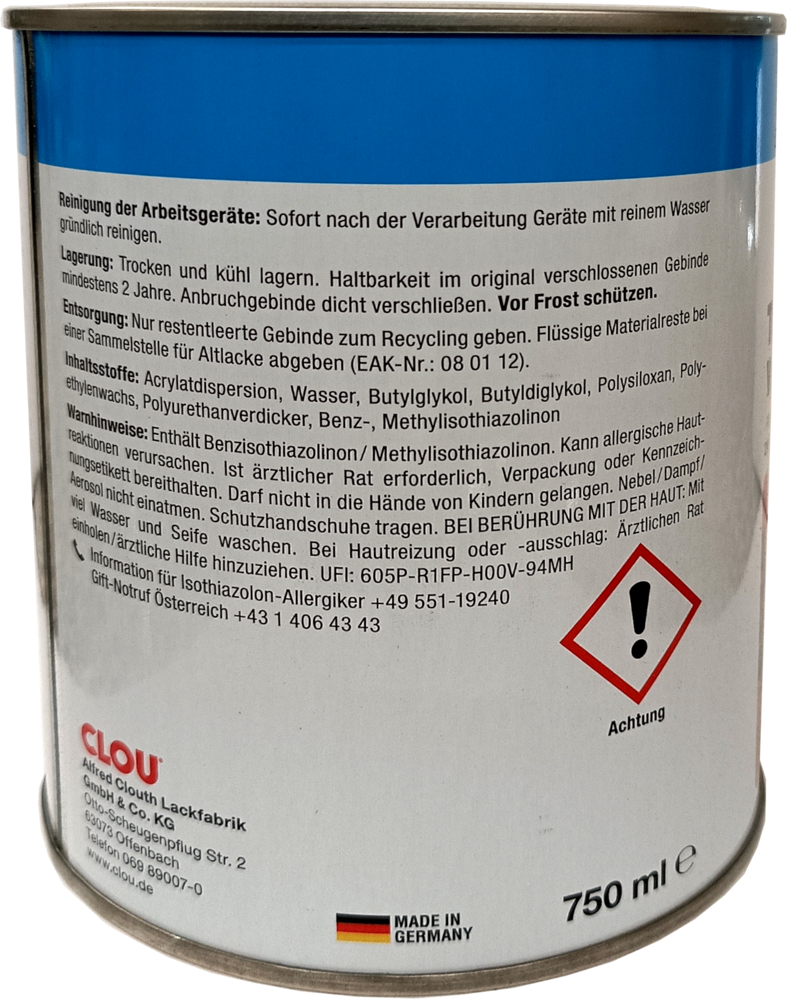 750ml Clou Treppen- und Parkettversiegelungslack