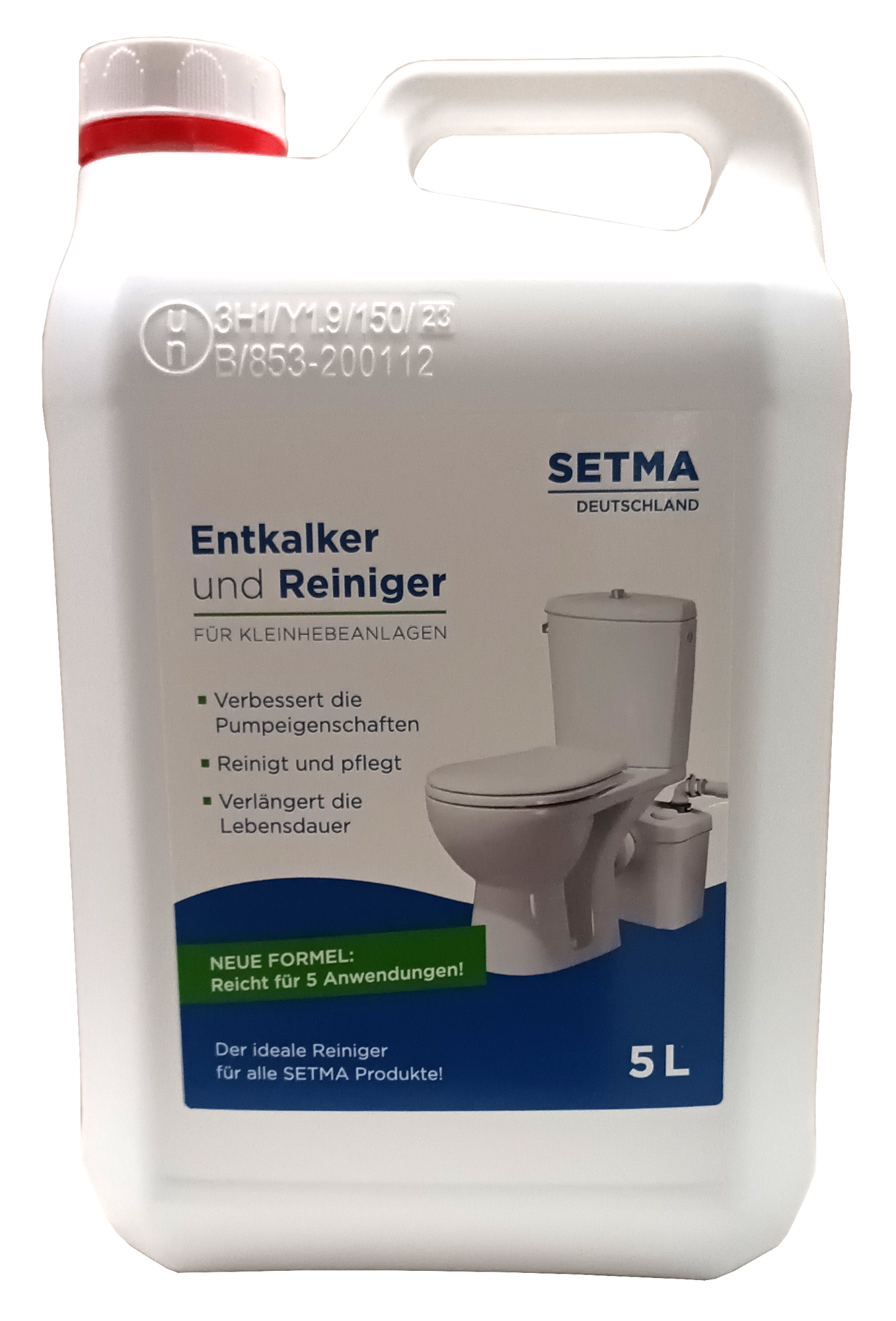 5L SETMA Entkalker für Kleinhebeanlage neue Rezeptur
