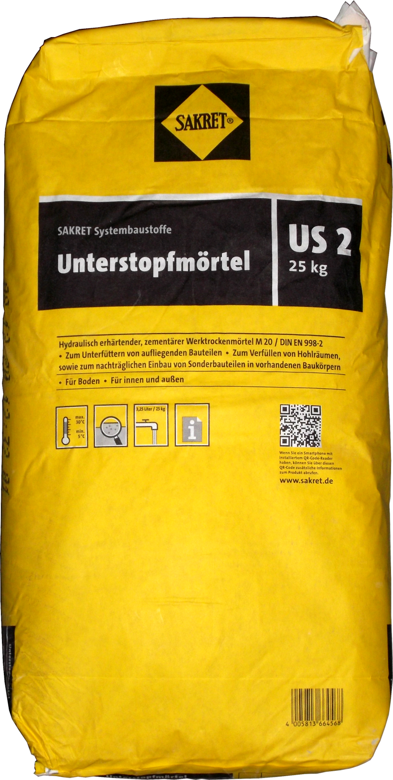 25kg Sakret Unterstopfmörtel US2 Quellmörtel
