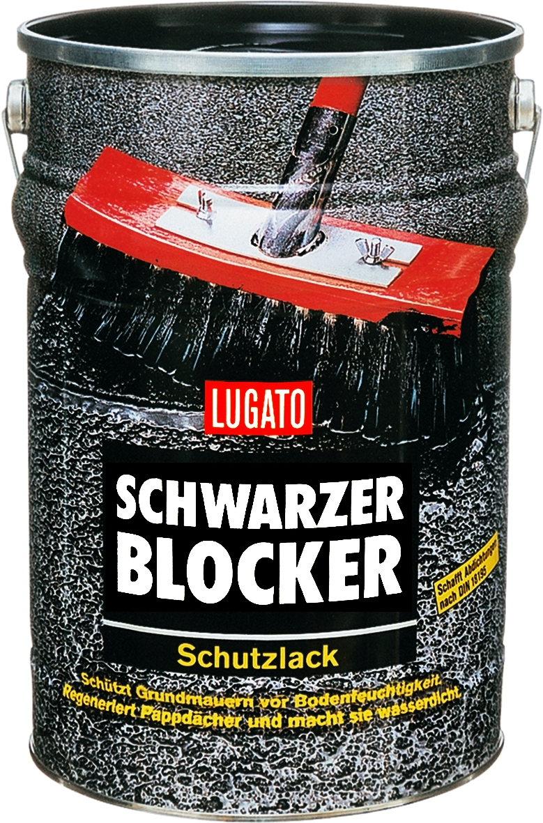 10L Lugato Bitumen Schutzlack Schwarzer Blocker