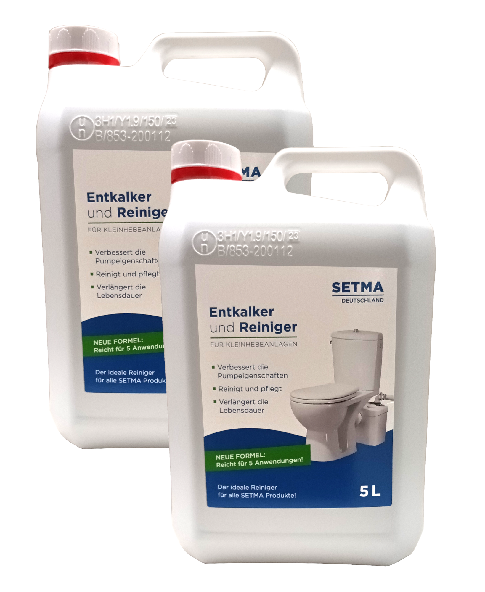 2x 5L SETMA Entkalker für Kleinhebeanlage neue Formel