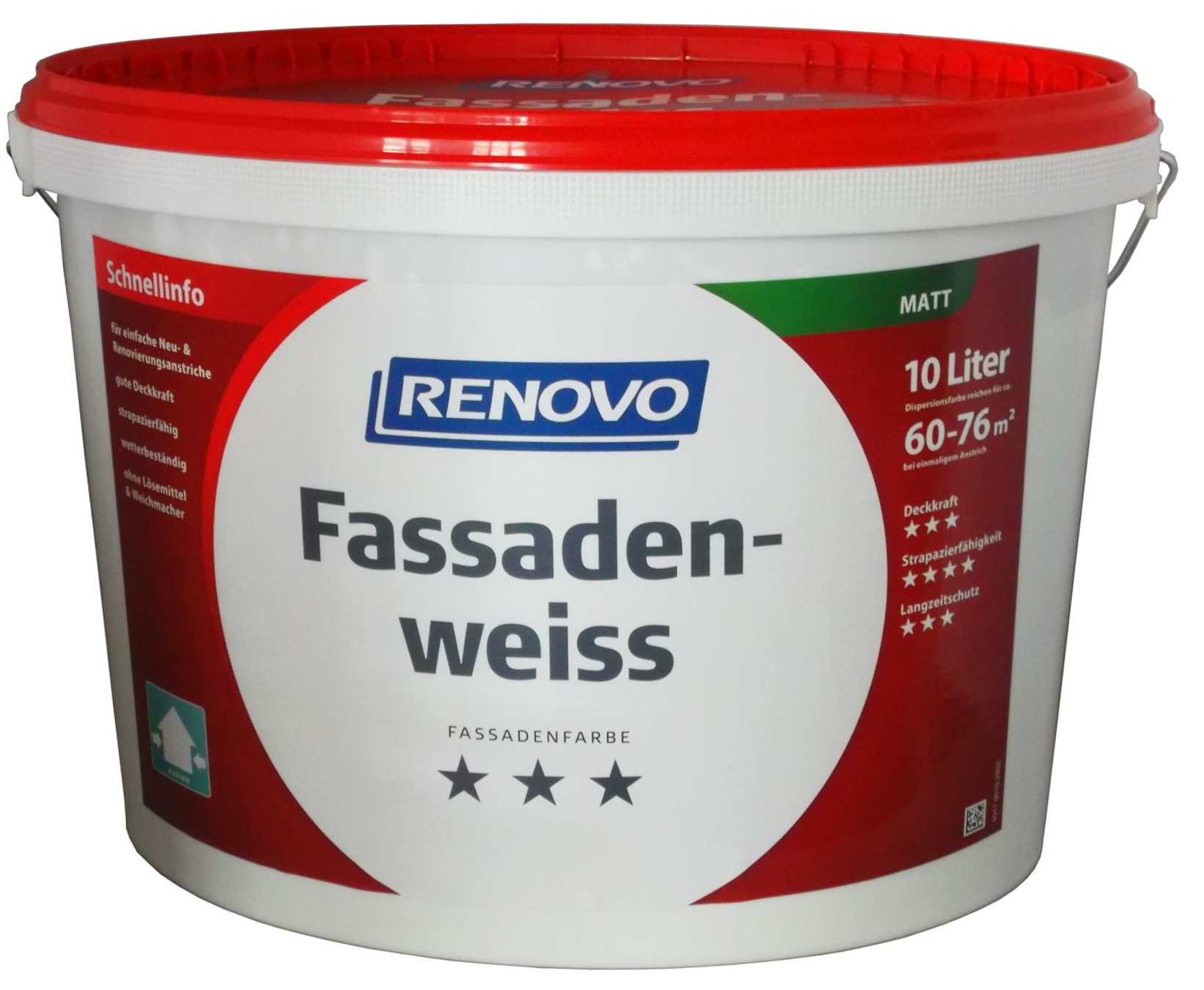 10L Renovo Fassadenweiss wetterbeständig