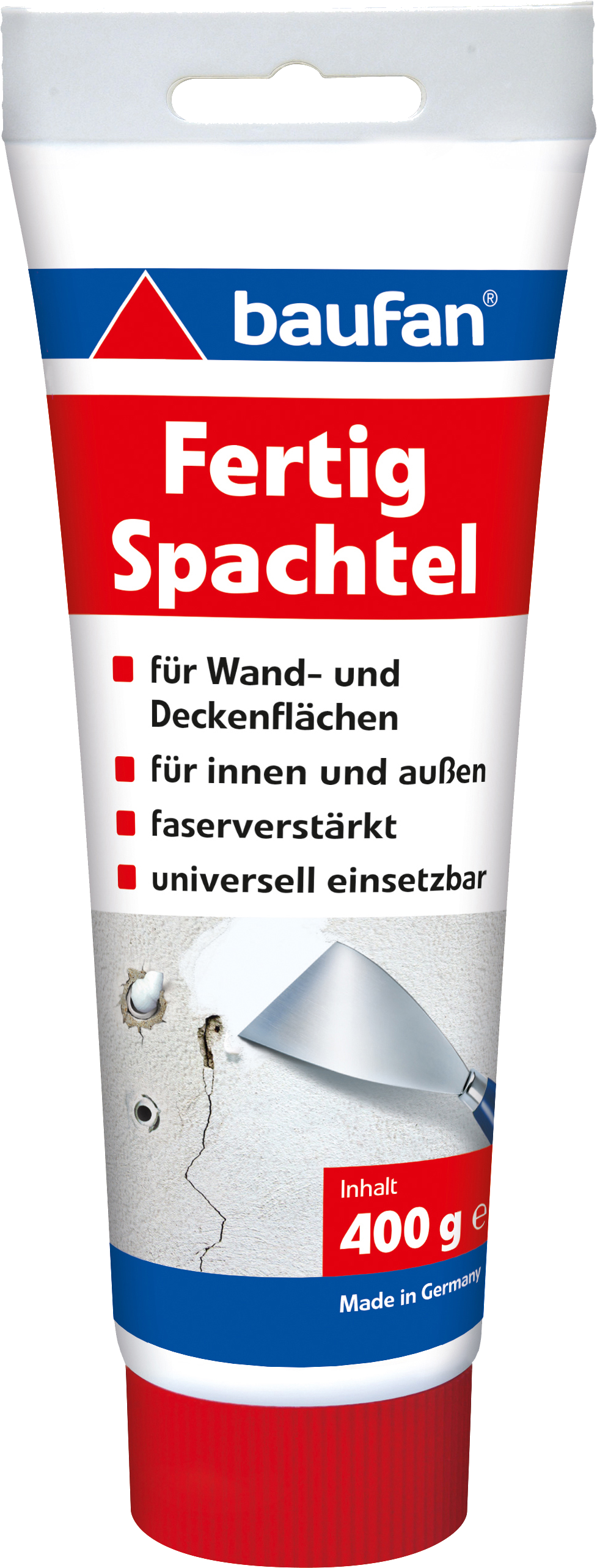 400g Baufan Fertigspachtel Weiß Innen und Außen