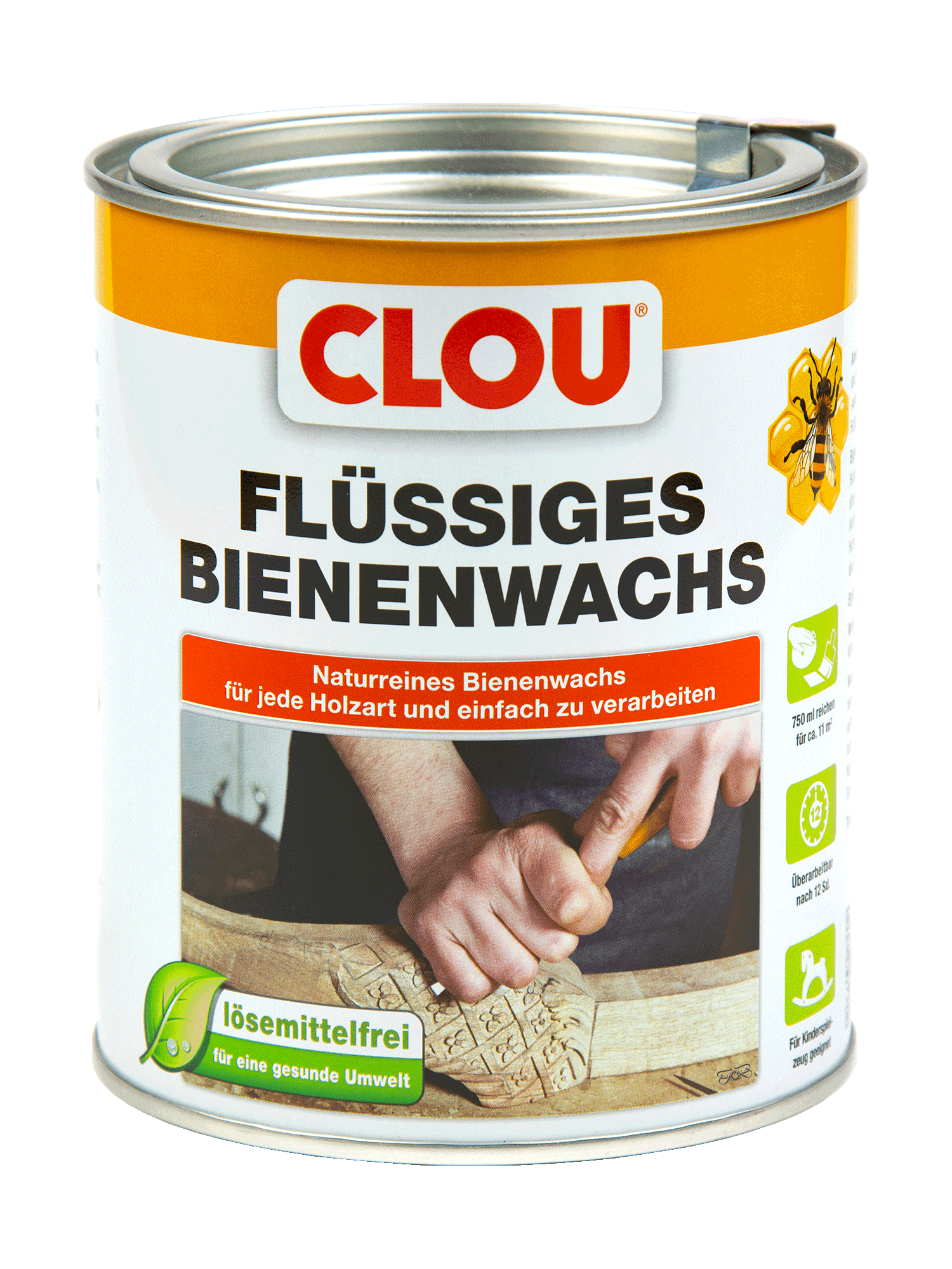 750ml Clou flüssiges Bienenwachs