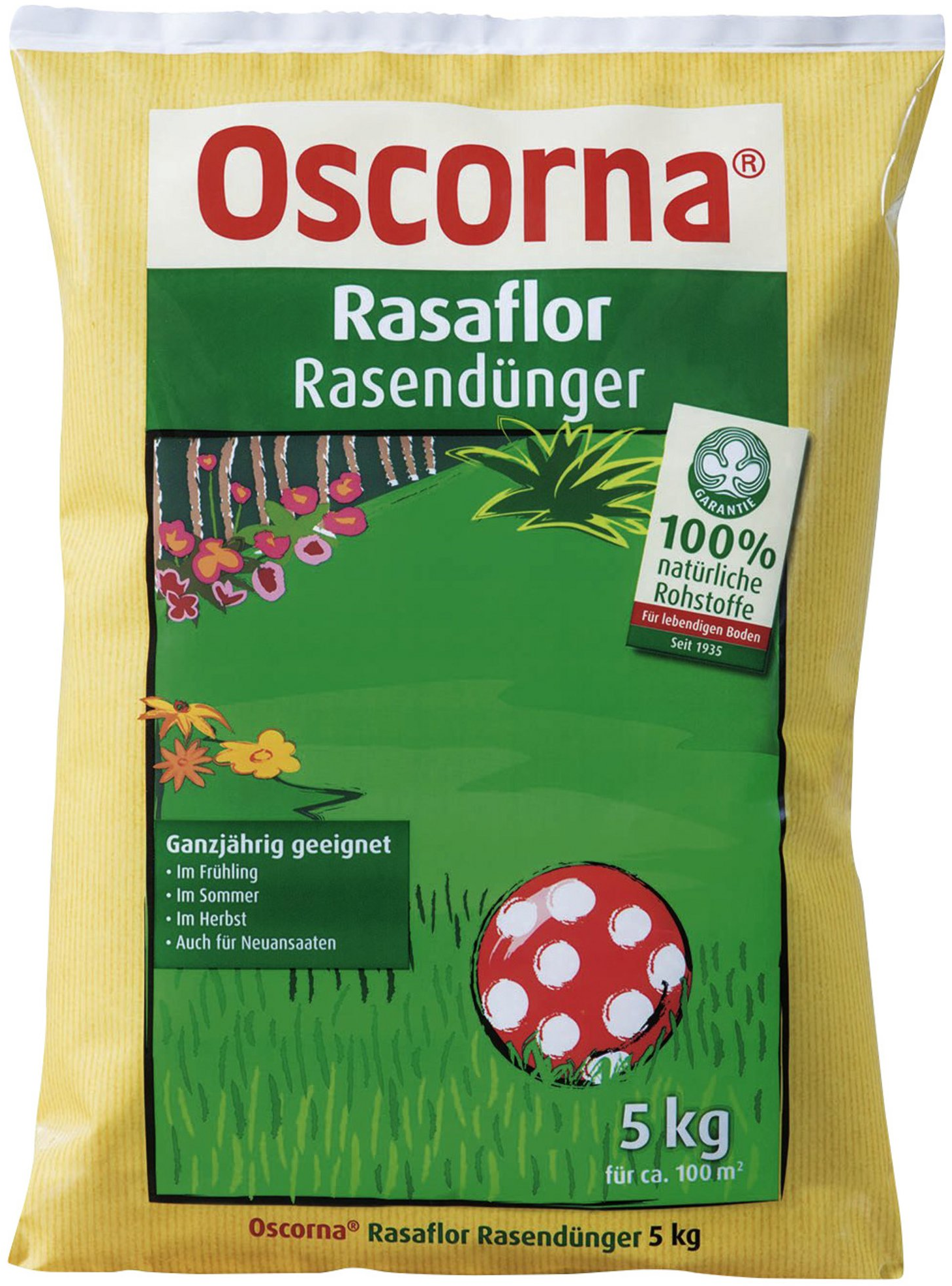 5kg Oscorna Rasaflor Rasendünger