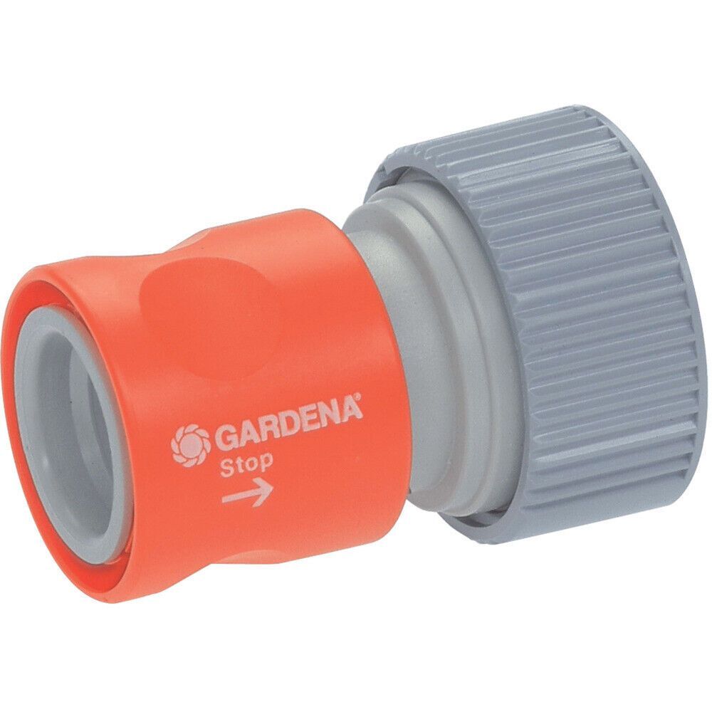 GARDENA 914 Schlauchanschlußstück mit Wasserstop 3/4 Zoll