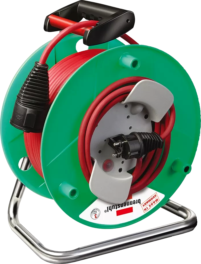 25m, Gartenkabeltrommel, IP44,ATN05V3V3F 3G1,5 rot