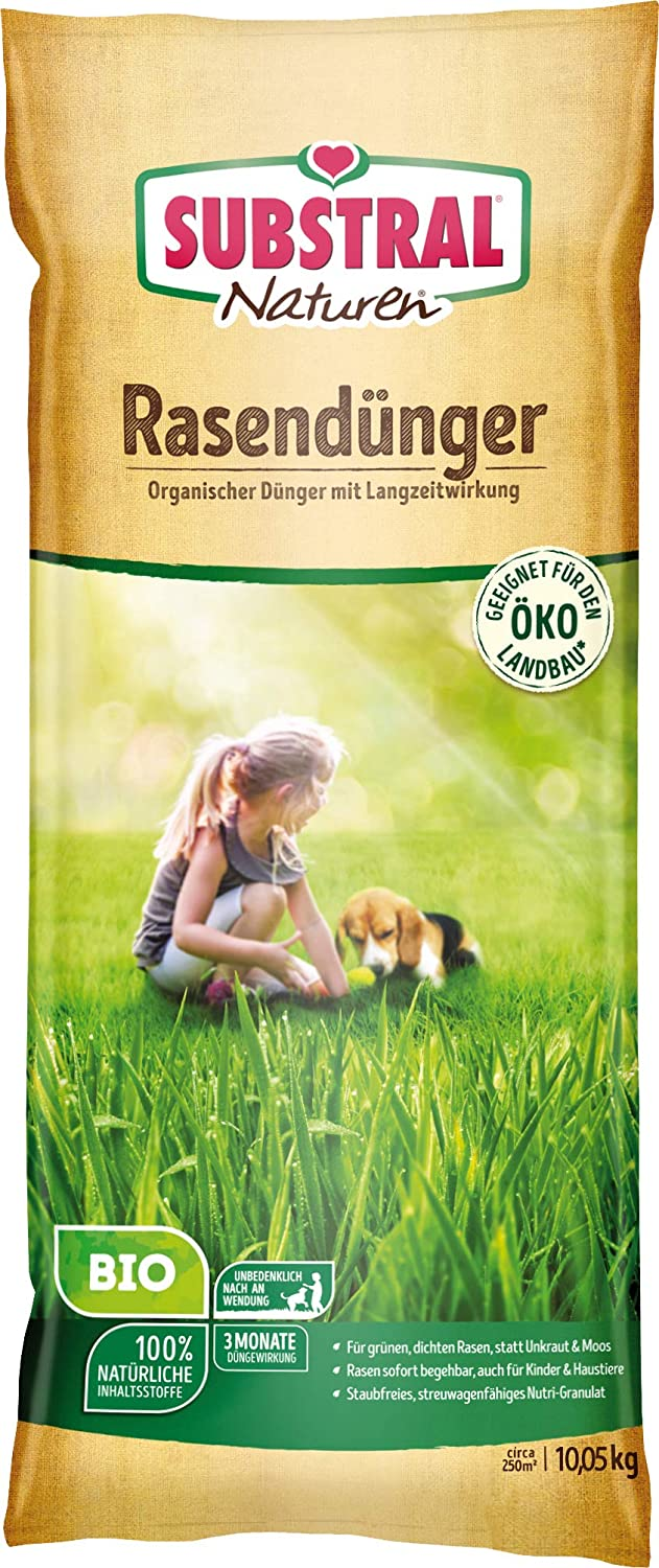 10kg SUBSTRAL® Naturen® Rasendünger Bio