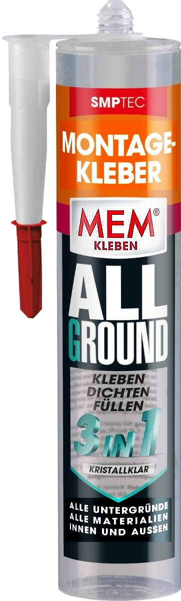 300g MEM Allgrund Montagekleber 3in1 kristallklar