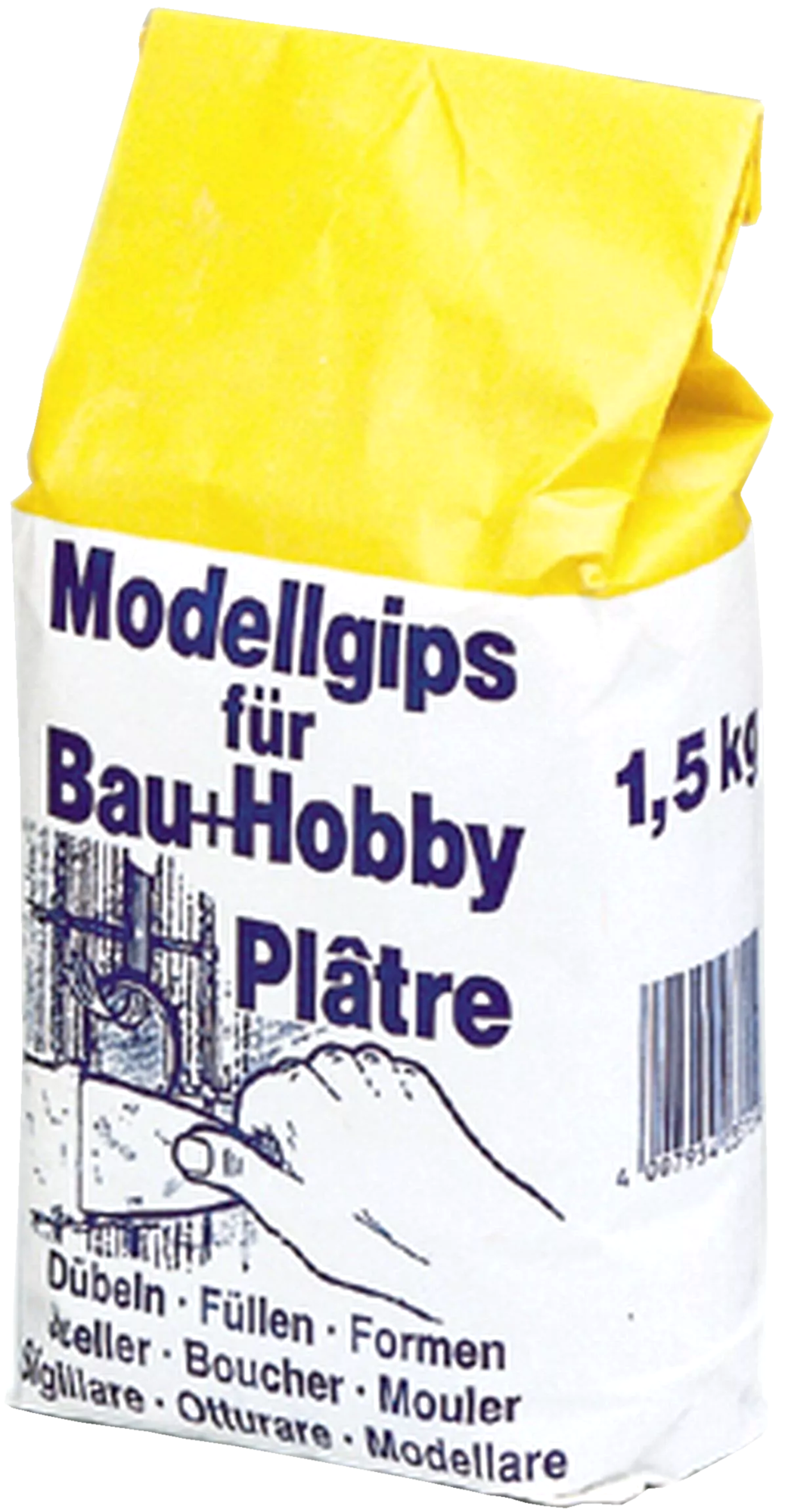 1,5kg Modellgips für Bau und Hobby