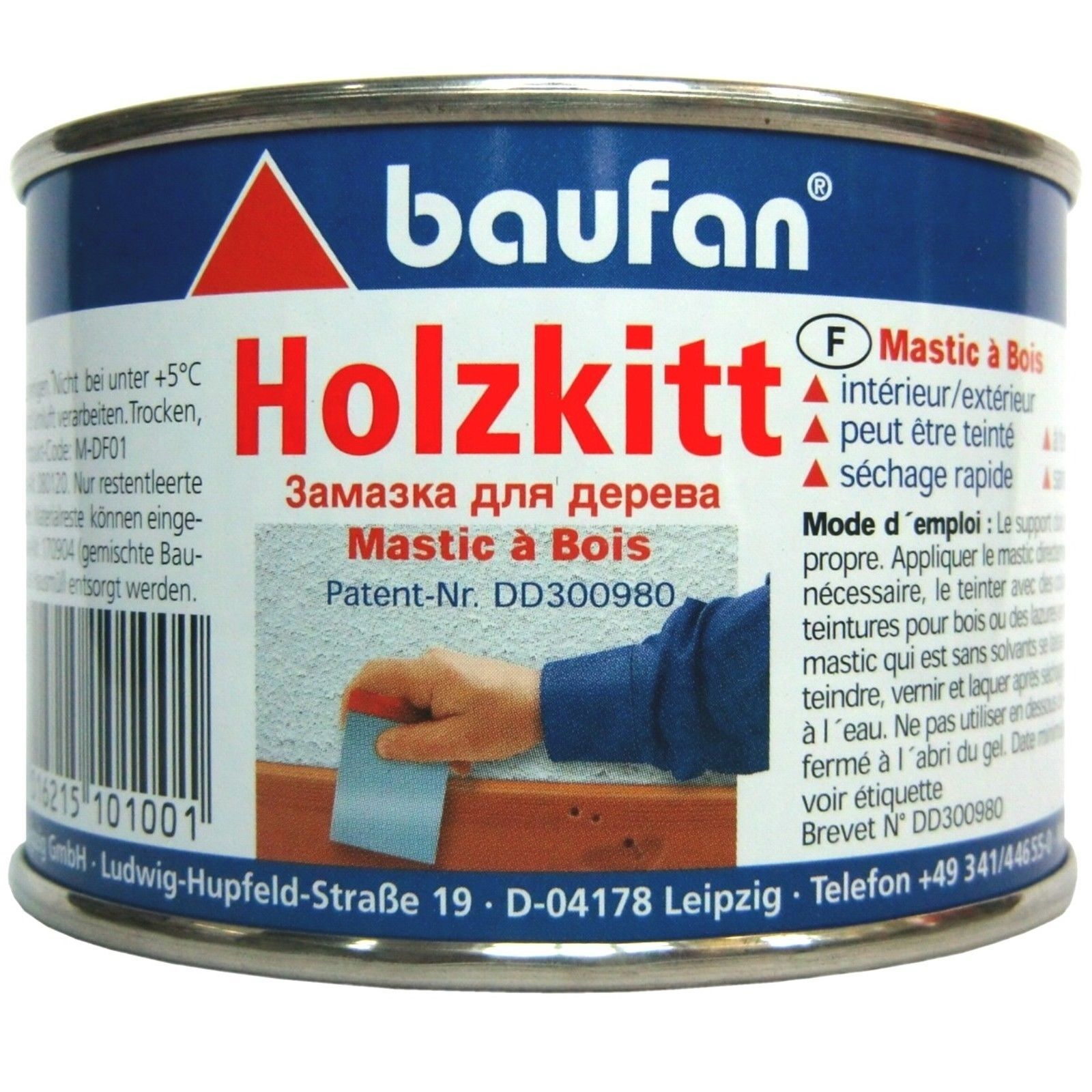200g Baufan Holzkitt lösungsmittelfrei naturfarben