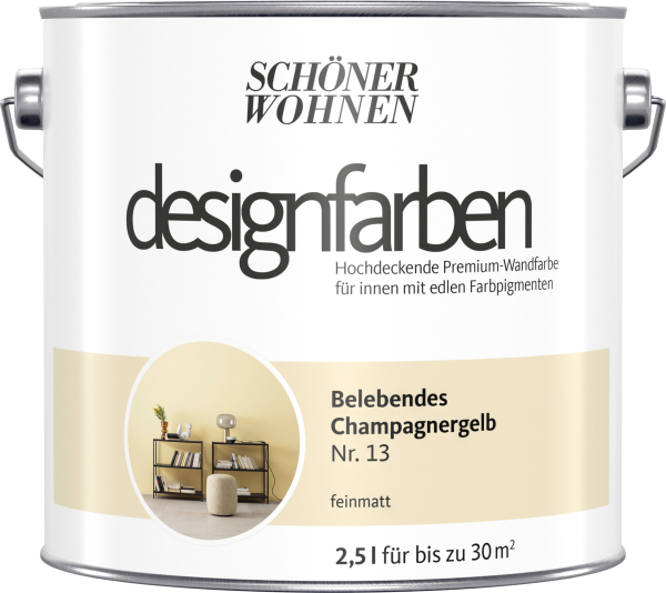 2,5L Schöner Wohnen Designfarbe Belebendes Champagnergelb 13