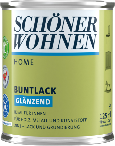 125ml Schöner Wohnen Home Buntlack glänzend, RAL 8017 Schokobraun