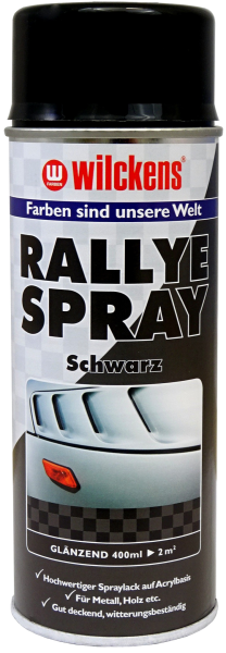 400ml Wilckens Rallye-Spray schwarz glänzend