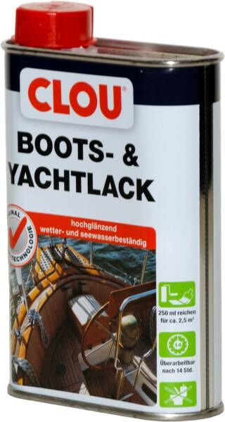250ml Clou Boots- & Yachtlack transparent