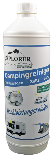 1L Campingreiniger Konzentrat RIX Explorer Caravan Boot Wohnwagen Zelt Markise