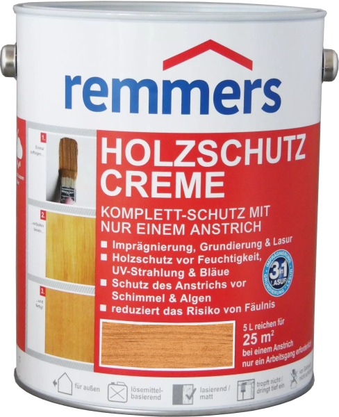 2,5L Remmers Holzschutz Creme Pinie/Lärche