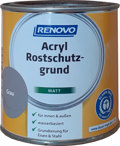 375ml Renovo Acryl Rostschutzgrund, RAL 7106 grau