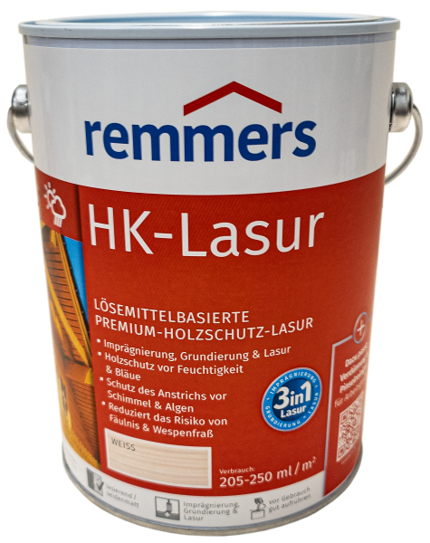 2,5L Remmers HK Lasur WEISS