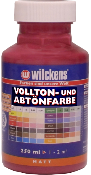 250ml WILCKENS Vollton- und Abtönfarbe weinrot