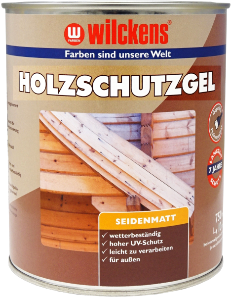750ml Wilckens Holzschutz-Gel teak