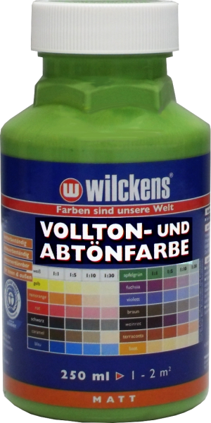 250ml WILCKENS Vollton- und Abtönfarbe apfelgrün