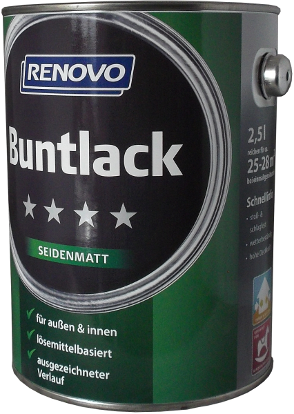 2,5L Renovo Seidenmattlack schwarz Nr.9900