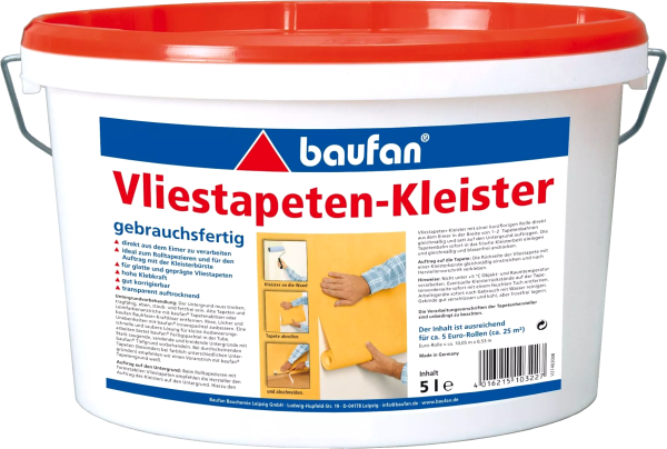 5L Baufan Vliestapeten-Kleister