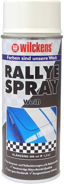 400ml Wilckens Rallye-Spray weiß glänzend